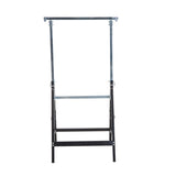 easycomfort set 2 cavalletti da lavoro pieghevoli telescopici altezza regolabile in tubi d acciaio