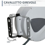 easycomfort easycomfort avvolgitubo automatico da parete con attacco 1 4 180 20 _ 2m
