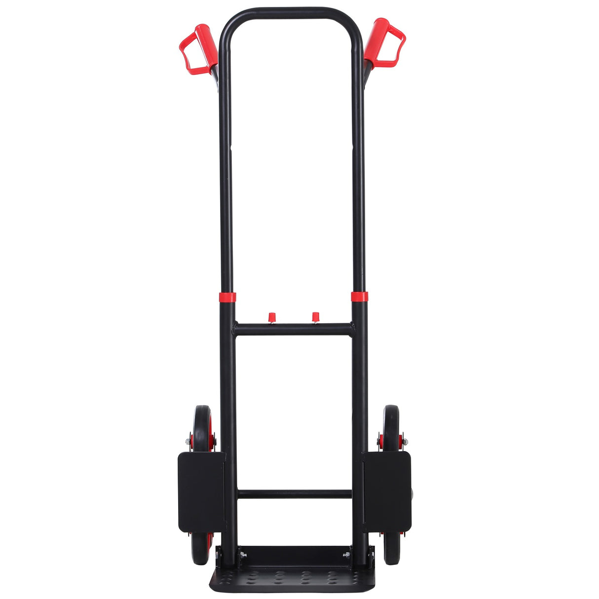 easycomfort easycomfort carrello portapacchi carichi pesanti pieghevole in metallo con 6 ruote per scale carico massimo 150kg