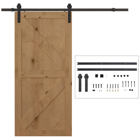 easycomfort easycomfort binario per porta scorrevole kit accessori con binario e rulli tappi in stile rustico portata 90kg acciaio al carbone nero ean 8054111845410
