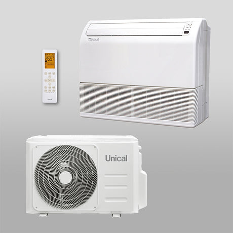 unical condizionatore climatizzatore unical pavimentosoffitto 18000 btu ps11 18h classe aa gas r 32 wi fi optional