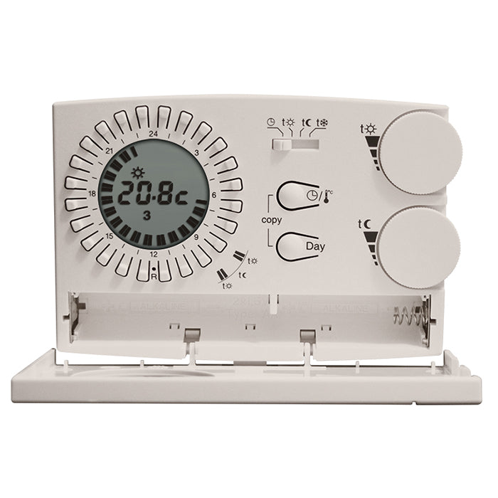 perry electric cronotermostato analogico digitale settimanale perry electric da parete serie easy 1cr cr309s ean 8019108090600