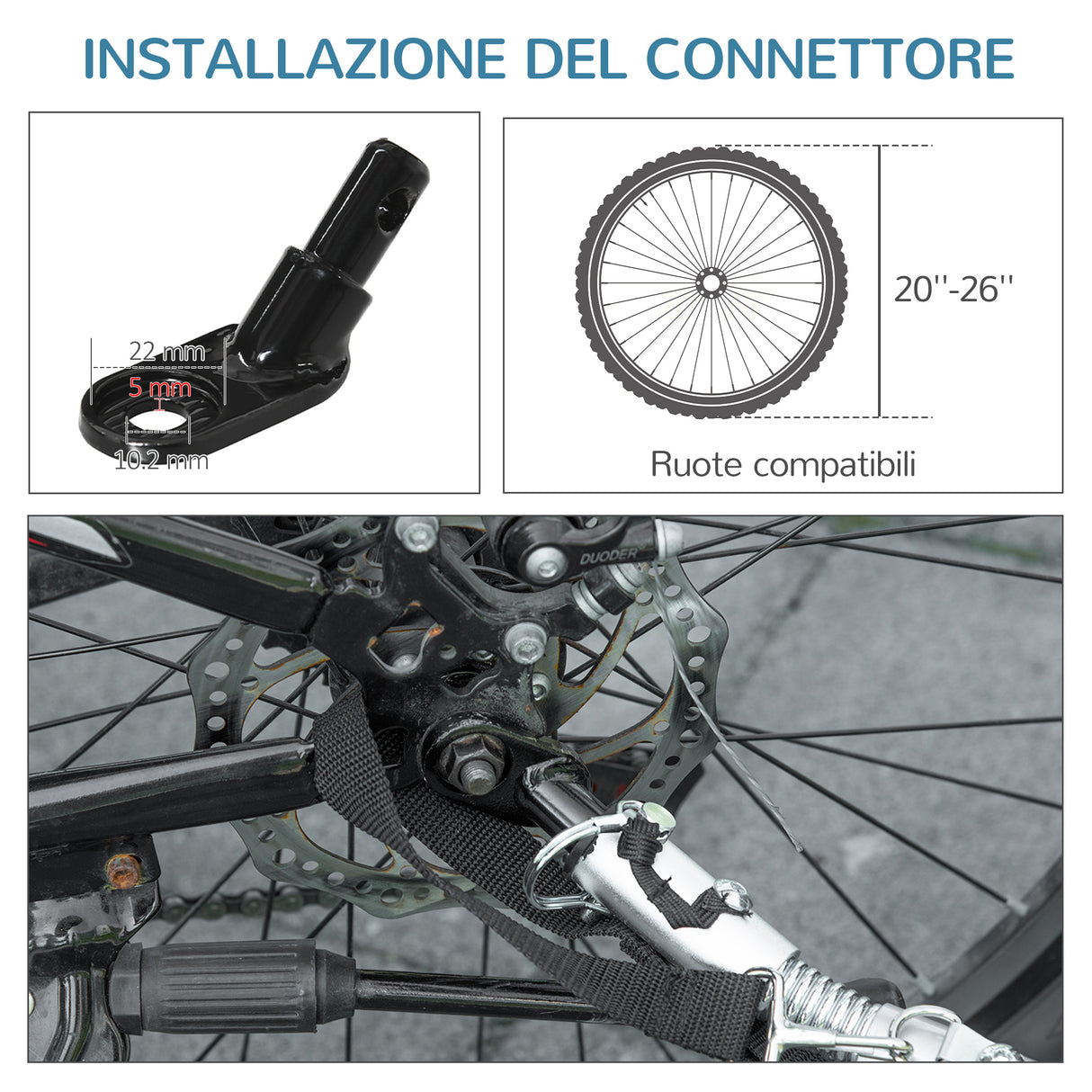 easycomfort rimorchio cani con ingresso a cerniera ruote e bandiera in acciaio e tessuto oxford grigio nero argento