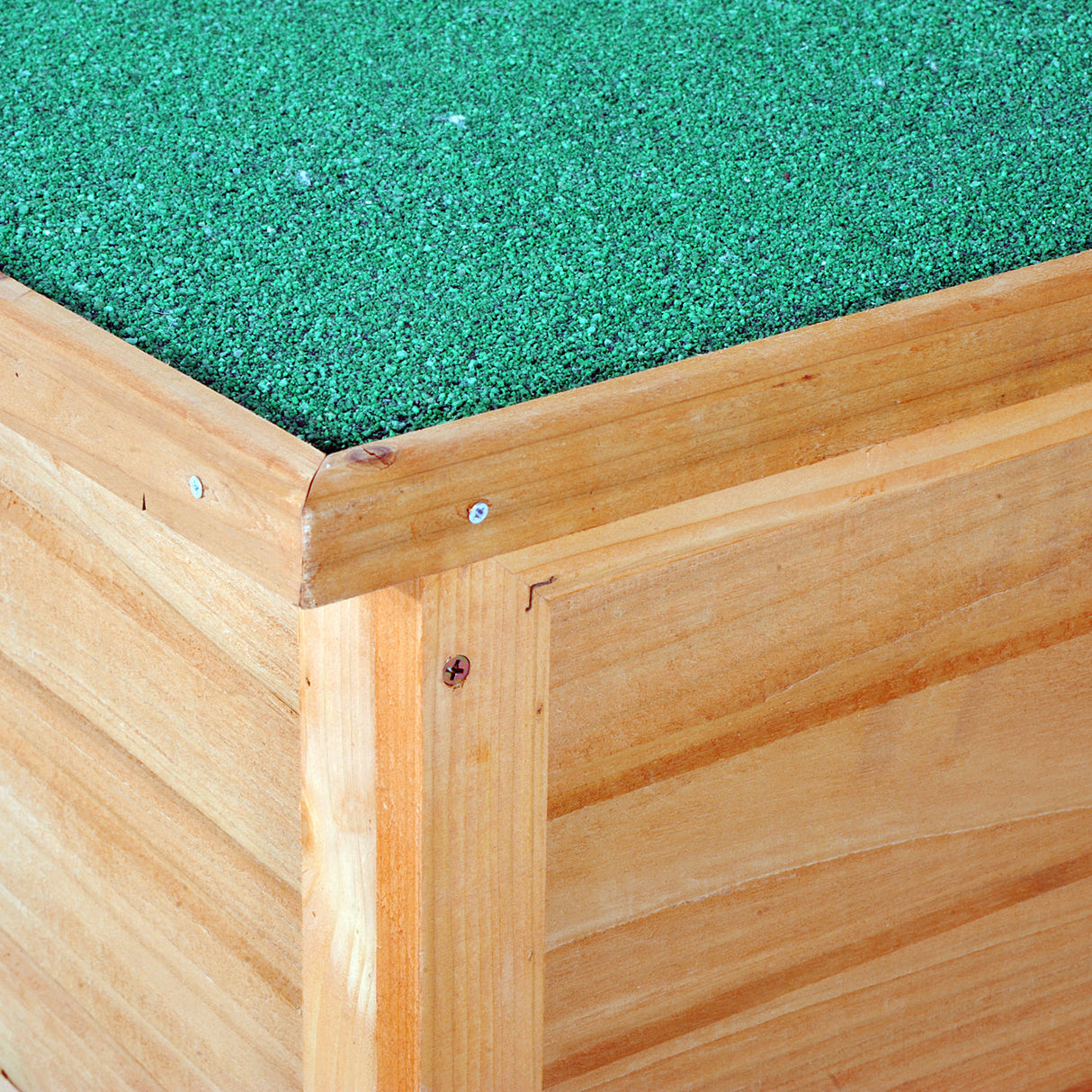 easycomfort easycomfort cuccia per cani impermeabile da esterno in legno di abete 85x58x58cm