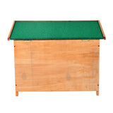 easycomfort easycomfort cuccia per cani impermeabile da esterno in legno di abete 85x58x58cm
