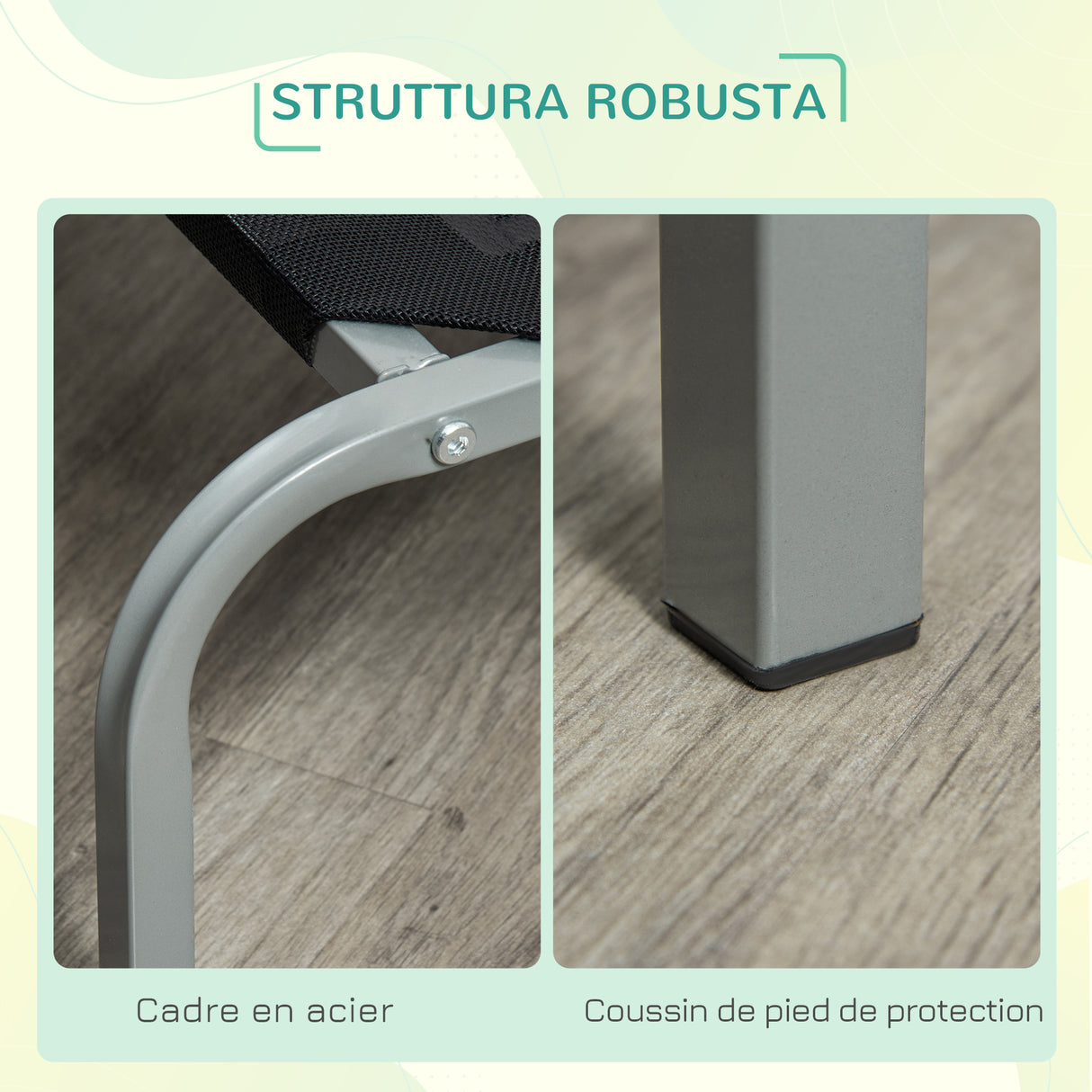 easycomfort lettino per cani da interno ed esterno capacita fino a 32kg con tessuto traspirante 130x90x20cm nero
