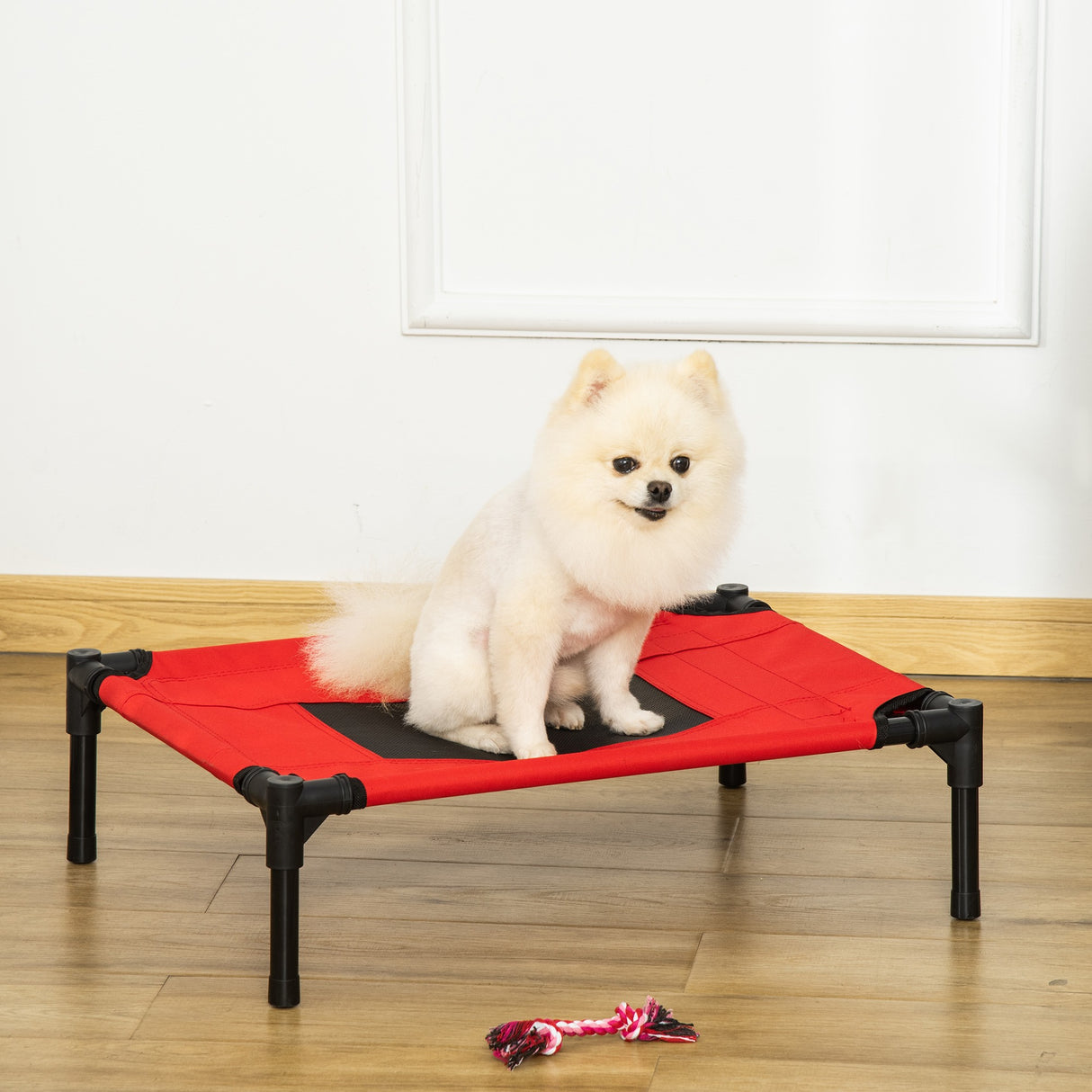 easycomfort easycomfort cuccia estiva brandina per cani fino a 11kg da esterno e da interno rossa