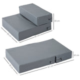 easycomfort easycomfort scaletta per cani materassino 2 in 1 in pu e gommapiuma 45x39x20cm grigio