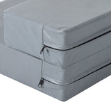 easycomfort easycomfort scaletta per cani materassino 2 in 1 in pu e gommapiuma 45x39x20cm grigio