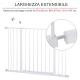 easycomfort easycomfort cancellino per cani estensibile da 72 107cm montaggio a pressione