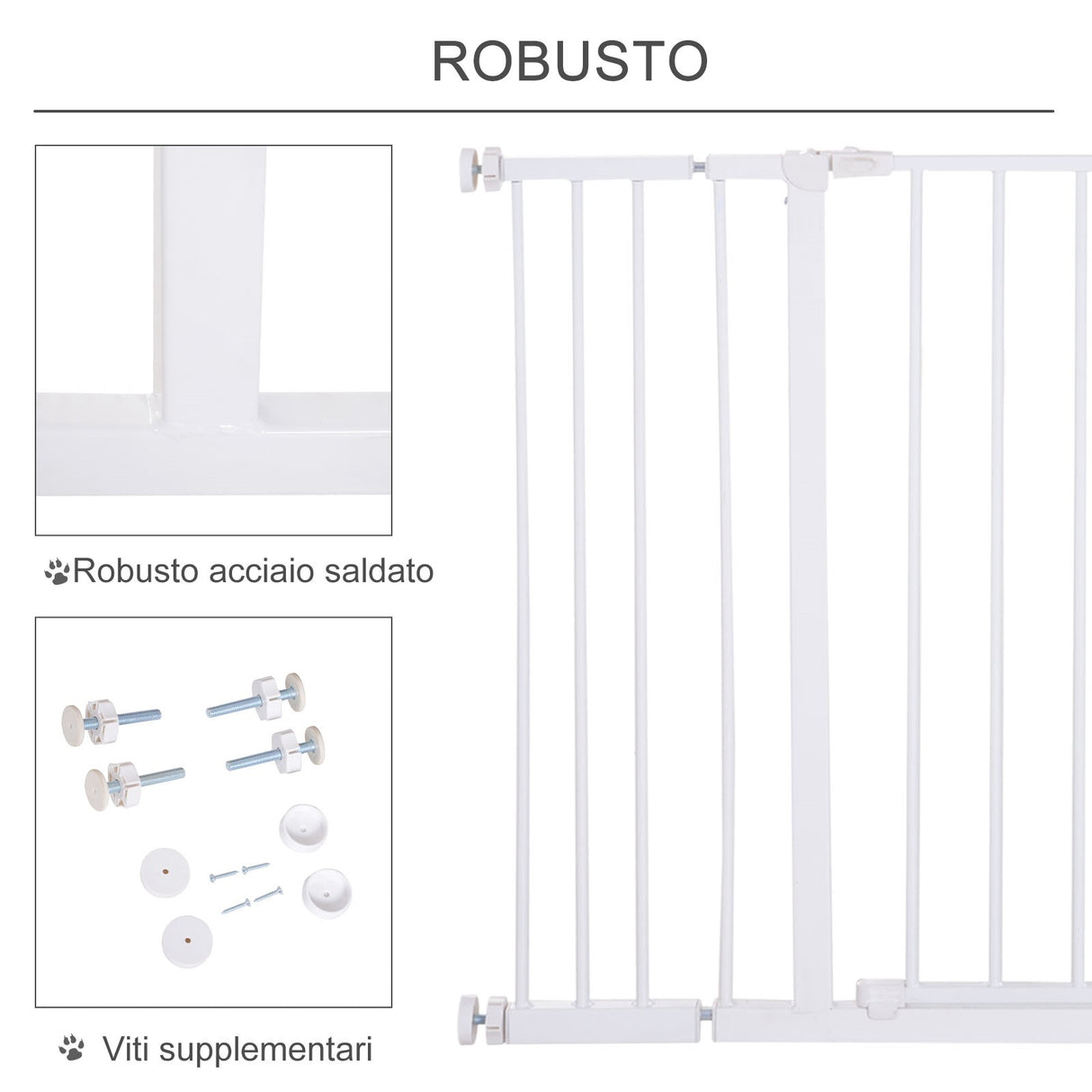 easycomfort easycomfort cancellino per cani estensibile da 72 107cm montaggio a pressione