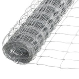 easycomfort rotolo di rete per recinzione metallica zincata da 26.1m altezza 1.2m argento