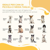 easycomfort cancellino per cani pieghevole a 3 pannelli con piedini antiscivolo per corridoi scale e stanze in legno di pino 181x35x76 cm marrone scuro