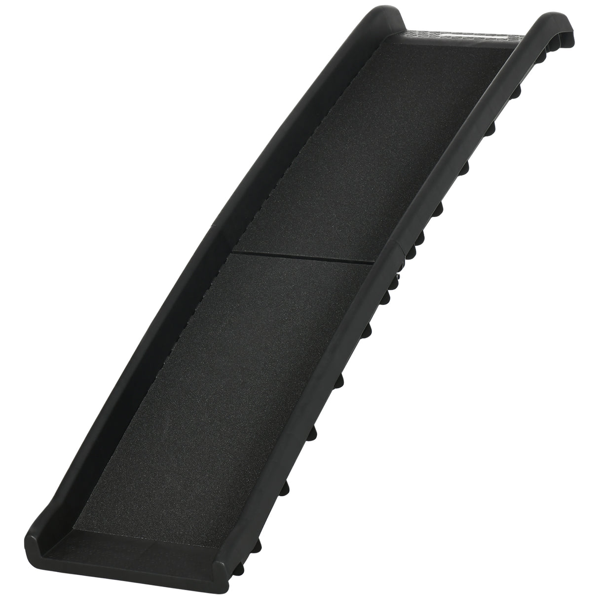 easycomfort rampa per cani in pp con rivestimento antiscivolo per bagagliaio inferiore a 75 cm 155x39x14 cm nero
