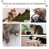 easycomfort easycomfort tiragraffi multilivello per gatti cuccia e corde in sisal grigio chiaro