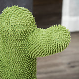 easycomfort easycomfort albero tiragraffi per gatti a forma di cactus con corde in sisal 40x40x65cm verde