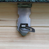 easycomfort easycomfort pollaio in legno per galline prefabbricato da giardino 196x76x97cm