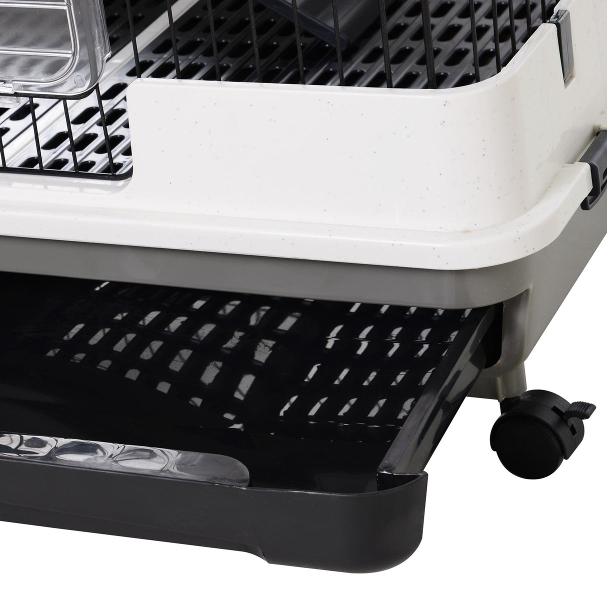easycomfort easycomfort gabbia a 3 piani in metallo per roditori criceti conigli e porcellini d india