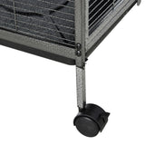 easycomfort easycomfort gabbia in metallo per roditori 4 livelli con vassoio rimovibile 52 x 52 x 113.5cm