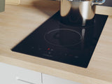 candy piano cottura elettrico candy cdh30 2 fuochi l289xp52 vetroceramica nero ean 8059019030654