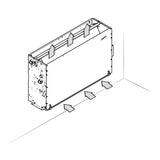 aermec ventilconvettore fan coil da incasso aermec fcz p 150 installazione verticale orizzontale batteria principale maggiorata senza comando