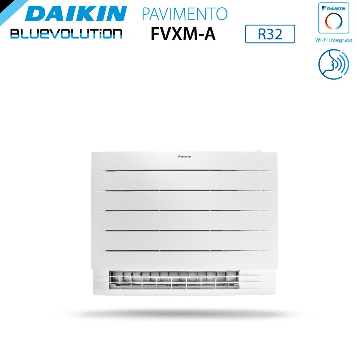 Unità Interna Daikin Bluevolution Perfera a Pavimento 18000 Btu FVXM50A R-32 built-in Wi-Fi Telecomando a Infrarossi Incluso