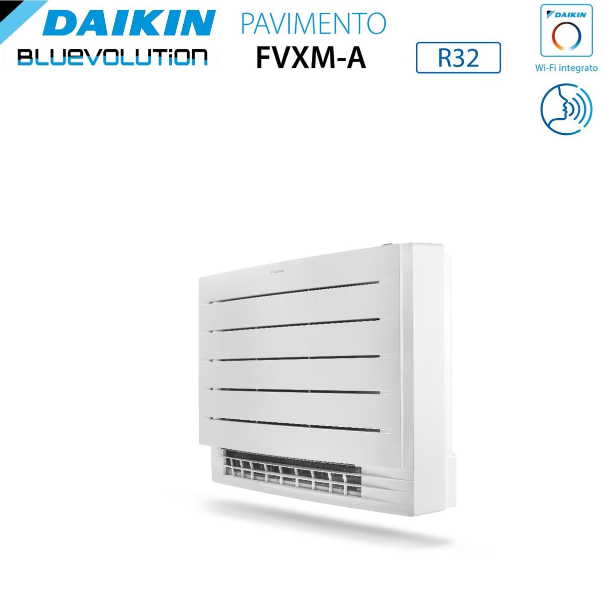 Unità Interna Daikin Bluevolution Perfera a Pavimento 18000 Btu FVXM50A R-32 built-in Wi-Fi Telecomando a Infrarossi Incluso