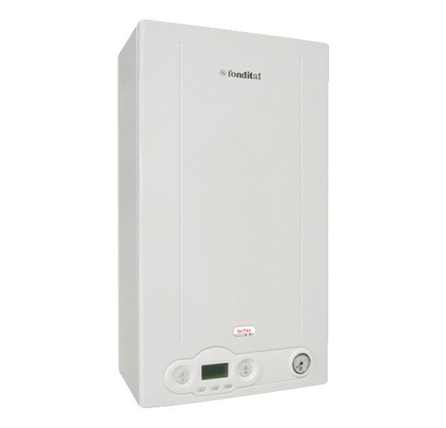 caldaia fondital ischia kc 24 kw a condensazione completa di kit scarico fumi low nox gpl erp