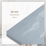 easycomfort easycomfort stampa su tela in legno di pino 120x90cm per casa e ufficio grigia e bianca