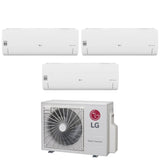 Klimaanlage LG Trial-Split Inverter Serie LIBERO SMART 9+9+12 mit MU3R21 R-32 WLAN integriert 9000+9000+12000