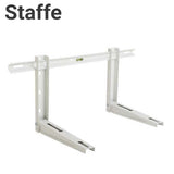 staffa supporto rinforzata per climatizzatori monosplit da 15000 a 24000 btu 450x380x800