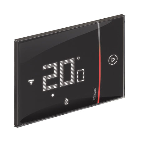 bticino termostato connesso bticino smarther 2 with netatmo nero wi fi integrato xg8002
