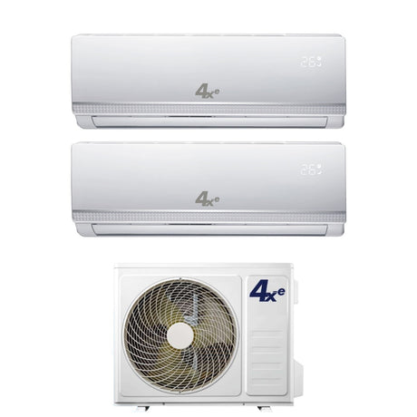 4xe climatizzatore condizionatore 4xe dual split inverter serie winter 912 con winter dual 18 r 32 wi fi optional 900012000