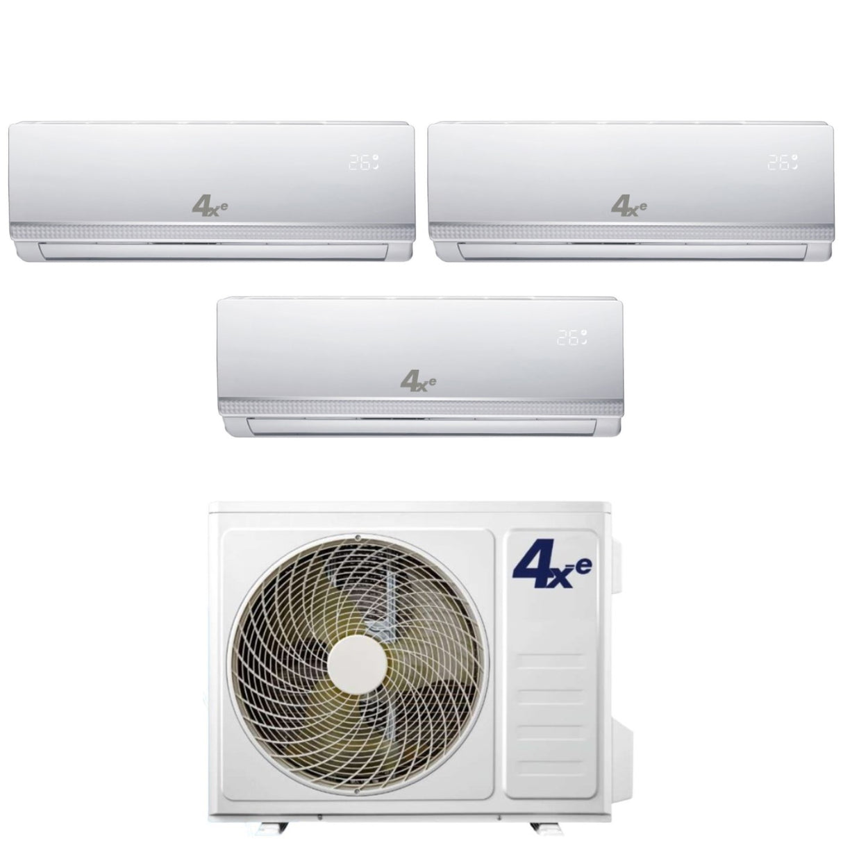 4xe climatizzatore condizionatore 4xe trial split inverter serie winter 999 con winter trial 21 r 32 wi fi optional 900090009000