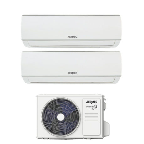 aermec condizionatore dual split aermec sge 912 con mge630 r 32 wi fi optional