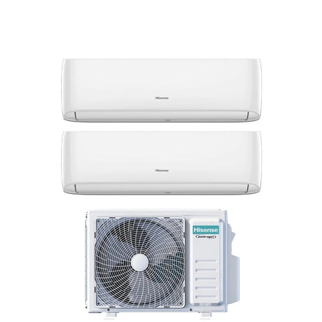 area occasioni climatizzatore condizionatore hisense dual split inverter serie hi comfort 9+9 con 2amw35u4rgc r 32 wi fi integrato 9000+9000 37919