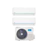 area occasioni climatizzatore condizionatore midea dual split inverter serie evolution 12_12 con m2od 18hfn8 q r 32 wi fi optional 12000_12000 ao902