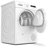 asciugatrice a condensazione bosch 8 kg a carica frontale serie 4 easyclean wth83008ii classe a_