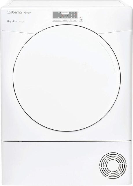 asciugatrice a pompa di calore 8 kg iberna ieye h8a1l s classe a_