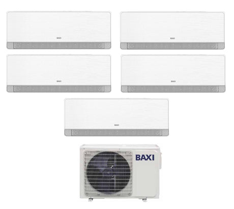 baxi condizionatore penta split baxi sidera 999912 con lsgt125 5m r 32 wi fi integrato