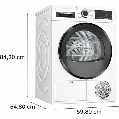 bosch asciugatrice a pompa di calore bosch serie 6 wqg23100it 8 kg classe a a842xl598xp613 easy clean mezzo carico bianco ean 4242005360925