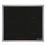 bosch piano cottura a induzione bosch serie 6 pvs645hb1e 4 fuochi l583xp513 con profili vetro ceramica nero ean 4242005394296