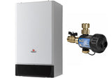 caldaia a gas a condensazione hermann saunier duval modello themis condens 24 kw metano completa di kit scarico fumi con defangatore rbm in omaggio