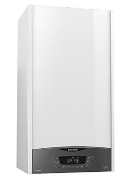 caldaia a gas ariston clas one 35 eu a condensazione completa di kit scarico fumi metano erp