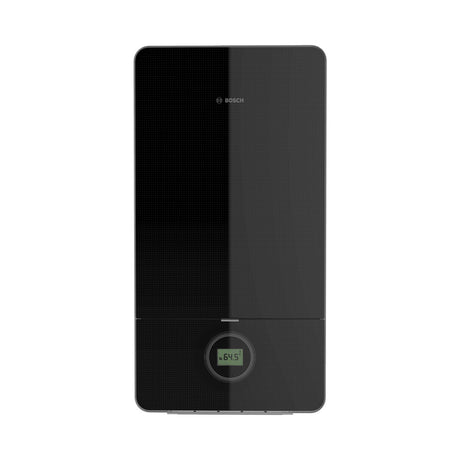 caldaia a gas junkers bosch mod. condens 7000i gc7000iw 24 kw a condensazione metano completa di kit scarico fumi nera new erp