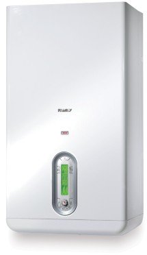 caldaia a gas riello family condens 3.0 kis gpl a condensazione completa di kit fumi new erp