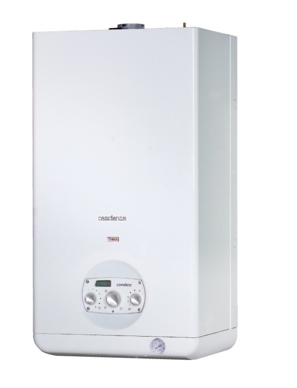 caldaia a gas riello residence condens 20 kis metano a condensazione completa di kit fumi new erp