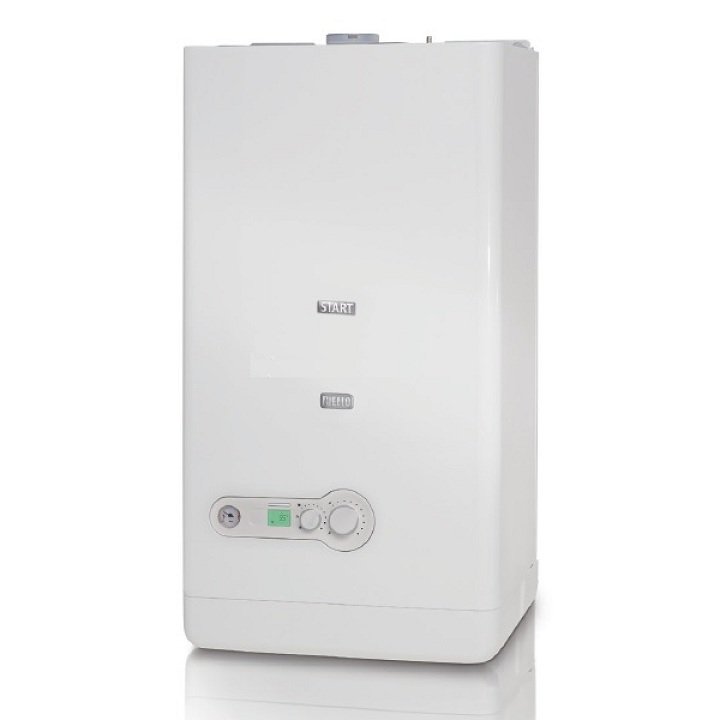 caldaia a gas riello start 24 ki 24 kw metano a camera aperta erp