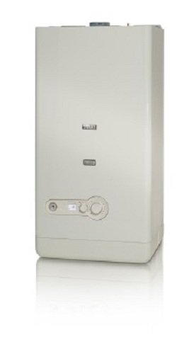 caldaia a gas riello start condens 25 kis metano a condensazione completa di kit fumi new erp