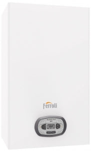 caldaia ferroli a condensazione bluehelix tech rrt 30 h solo riscaldamento metano o gpl completa di kit scarico fumi novita